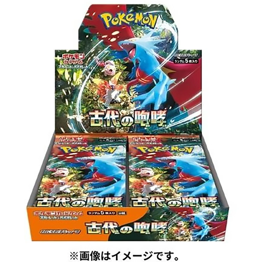 Pokemon Card Game Scarlet & Violet Expansion Pack Ancient Roar Box 452132931454 口袋妖怪纸牌游戏Scarlet&amp 紫罗兰扩展包古代怒吼工具箱