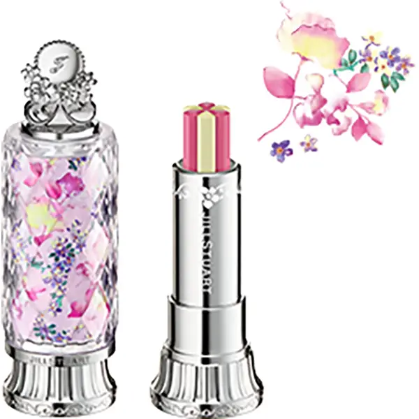 Jillstuart Jill Stuart Bloom Lip Candy #01 Sweet Pea Butterfly 吉尔斯图亚特（JILL STUART）限定生日月份唇膏口红  鲜花糖果 1#甜心飞蝶