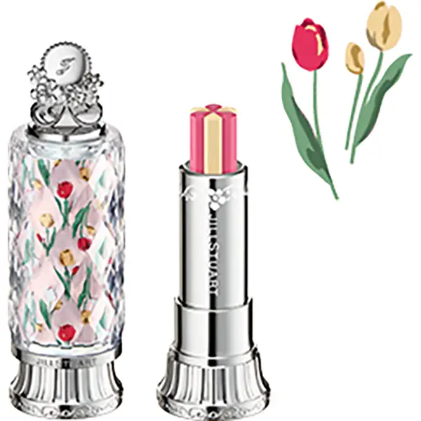 Jillstuart Jill Stuart Bloom Lip Candy #03 Tulips Paradise 吉尔斯图亚特（JILL STUART）限定生日月份唇膏口红  鲜花糖果 3#郁金香天堂
