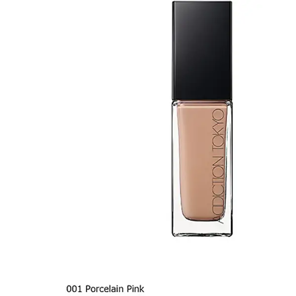 犹如高光一样的持久滋润型丝滑粉底液SPF20/PA++防晒粉底液！Addiction The Foundation Lift Glow – Radiant Finish Makeup Base 日本专柜Addiction粉底液焕彩提升高光粉底液多色入光泽熠熠的雕塑立体感轻薄持久遮瑕粉底液