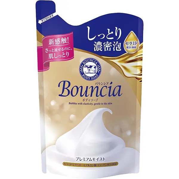 Bouncia Body Soap Premium Moist Refill 340mL Cow牛乳沐浴露金色款Bouncia沐浴露金色超保湿款替换装慢速物流/快速物流 340ml 高级花香款