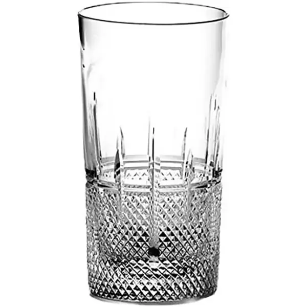 Kagami Crystal Clear Tumbler 320cc T720-1521 KAGAMI手工切子菱光冷饮直筒杯水晶玻璃鸡尾酒杯果汁杯子礼品