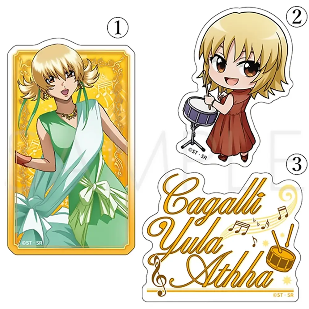 Mobile Suit Gundam SEED FREEDOM Sticker Set (3 pieces) Cagalli Yula Athha