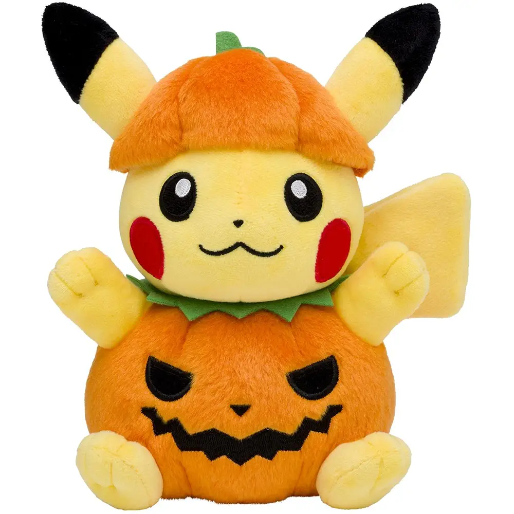 Pokemon Plush Halloween Pumpkin Pikachu 4521329383316