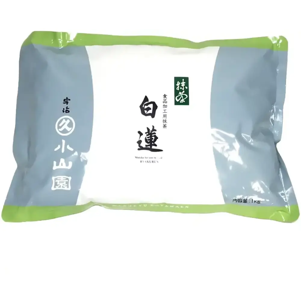 丸久小山园Marukyu Koyamaen Byakuren 1kg Bag (Matcha) for Confectionery丸久小山园绿茶抹茶粉白莲1kg装散装袋装