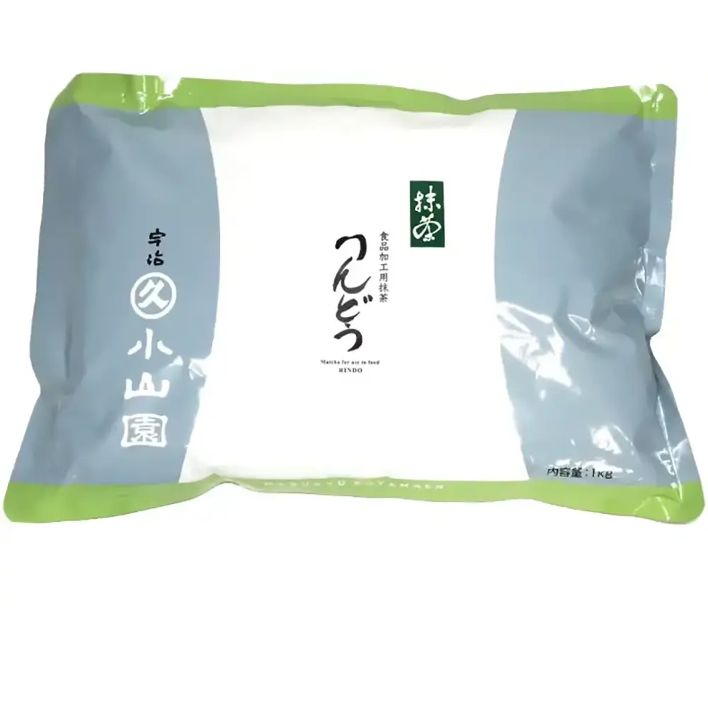 丸久小山园抹茶粉袋装龙胆级别1kg袋装Marukyu Koyamaen Rindou 1kg Bag Matcha Green Tea Powder for Confectionery龙胆袋装抹茶粉1kg