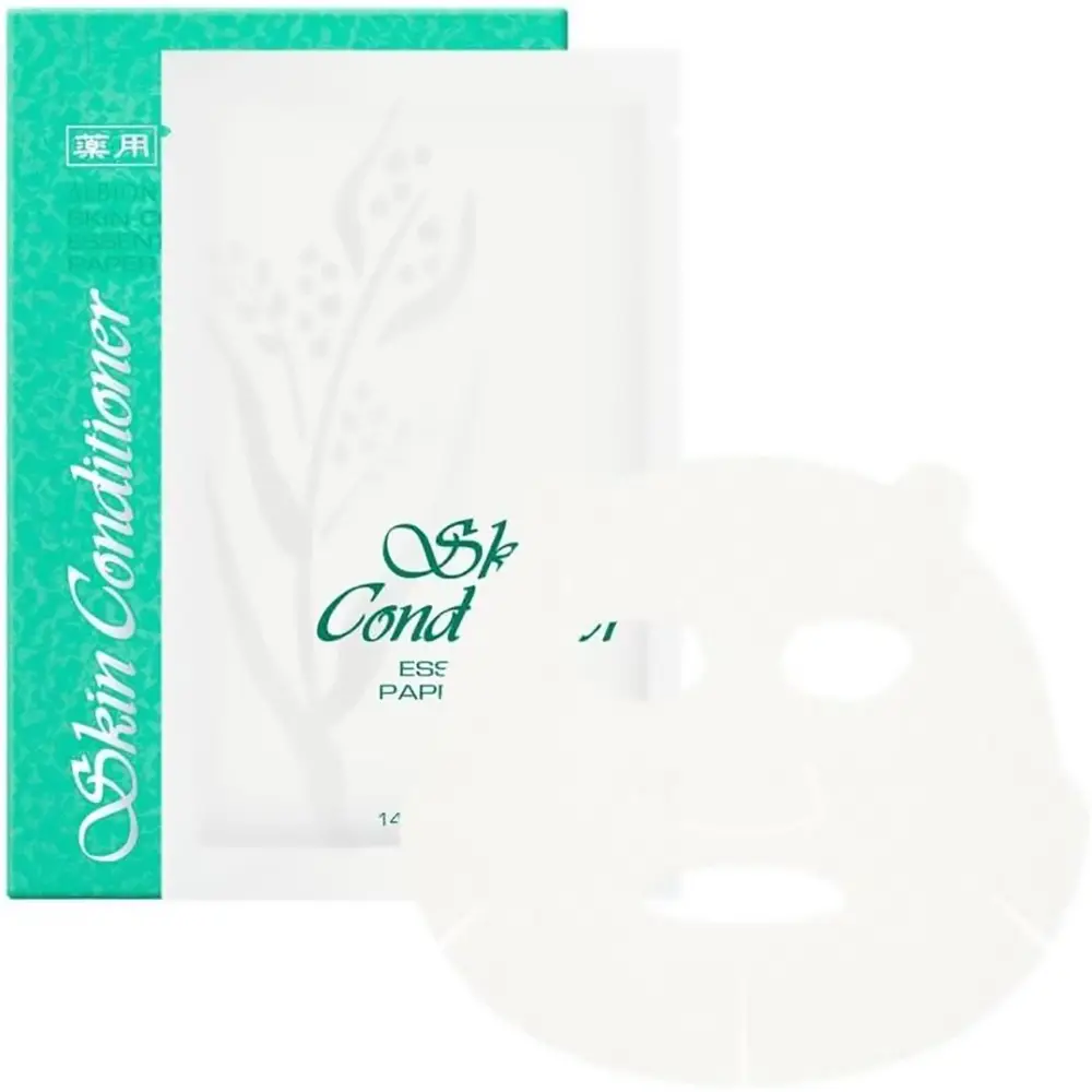 Albion Skin Conditioner Essential Paper Mask 8pcs 奥尔滨健康水面膜8片装