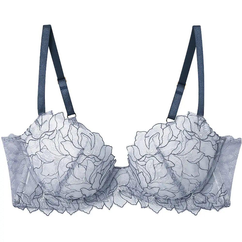 Amphi Hold Day Bra – Firm Bust Support, 3/4 Cup #BU, Size D75