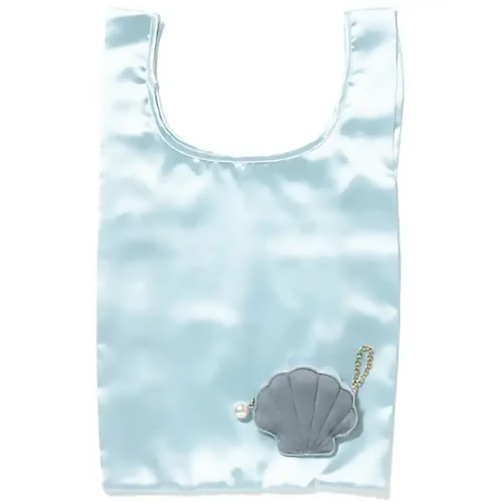 Francfranc Bag Charm Eco Bag, Shell Design, Mint Color