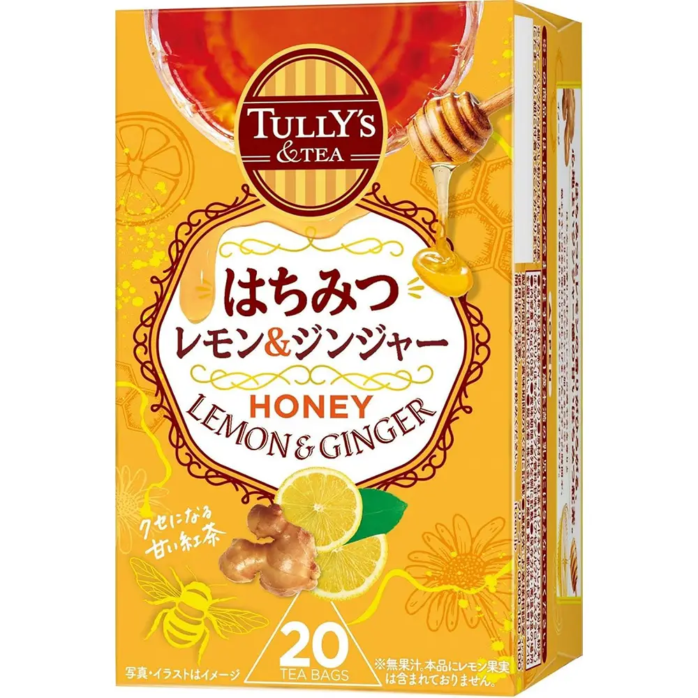 Tullys & Tea Honey Lemon & Ginger Tea Bags 1.8g x 20 Bags
