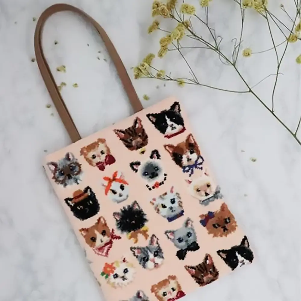 Feiler Lovely Pretty Cats Tote Bag L/Lct-213098