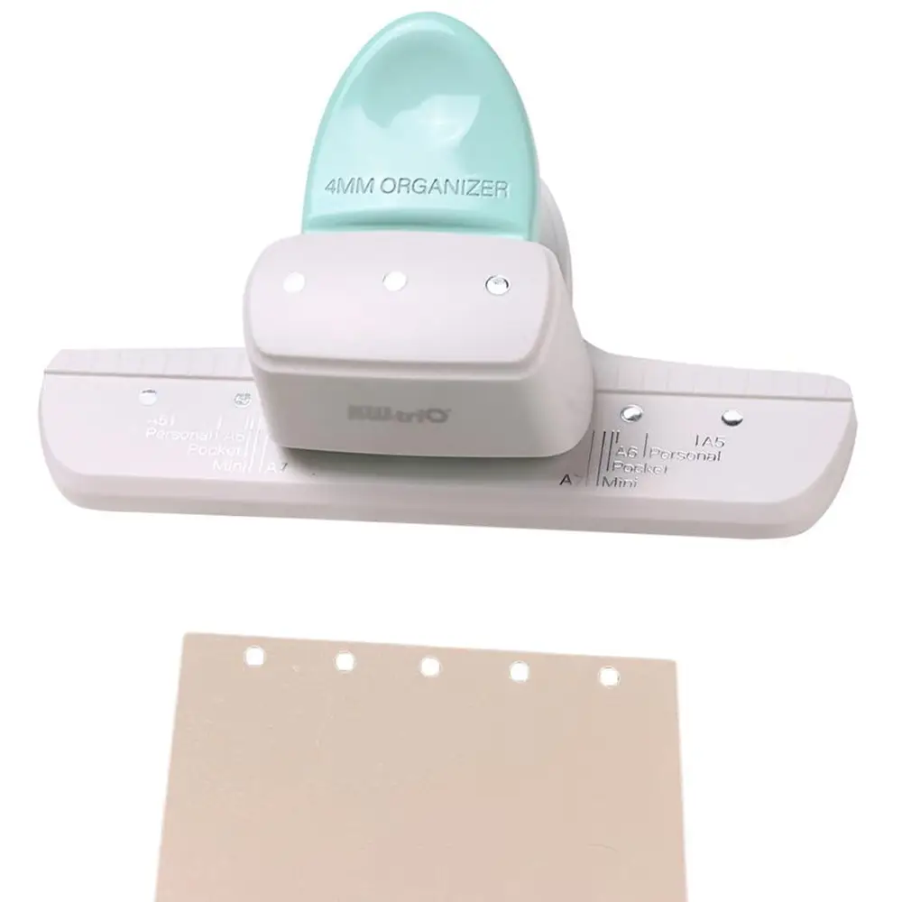 Renjzle Loose Leaf Hole Punch 4mm Portable
