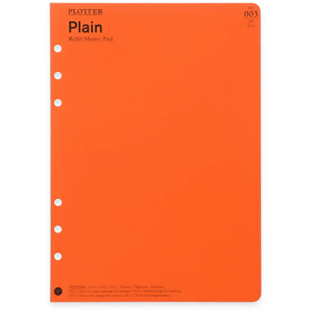 Potter 003 Refill Memo Pad Plain 80 Sheets A5 Size (77716414)