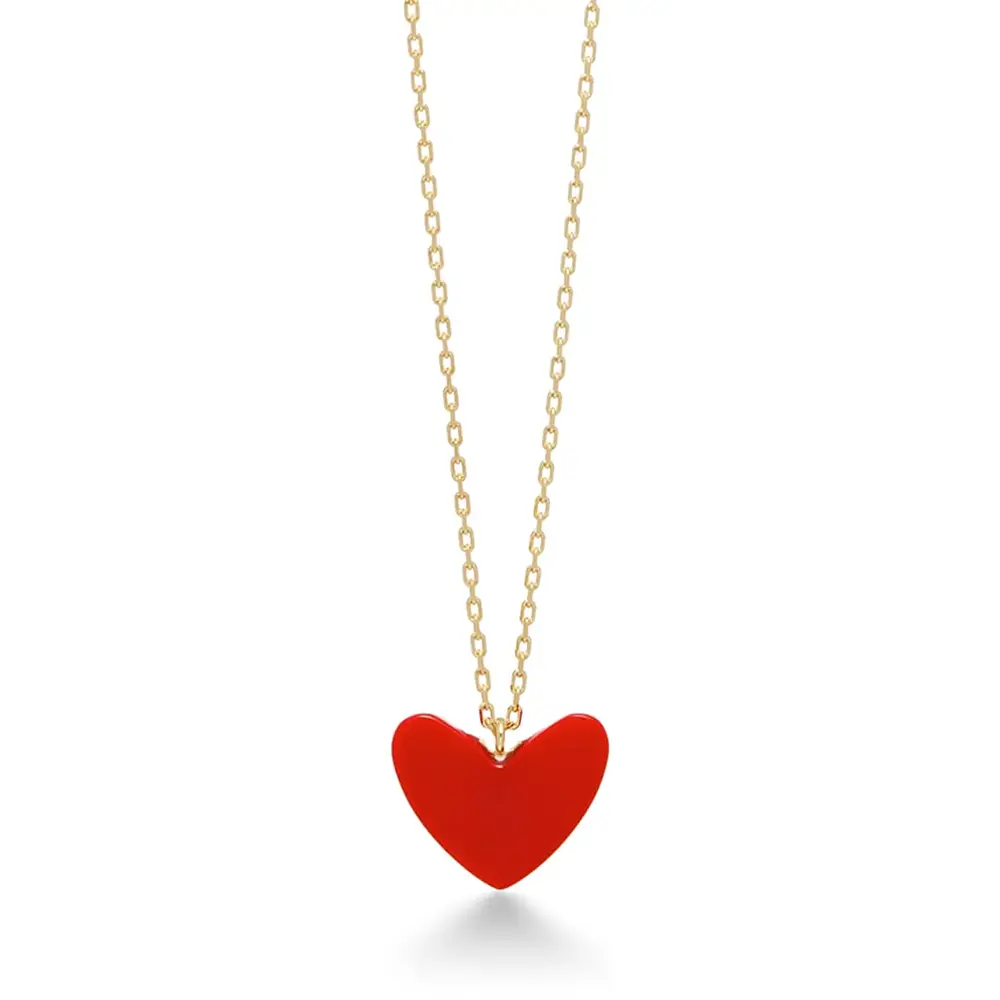 AHKAH Tiran Heart Midi Necklace AB1763010100
