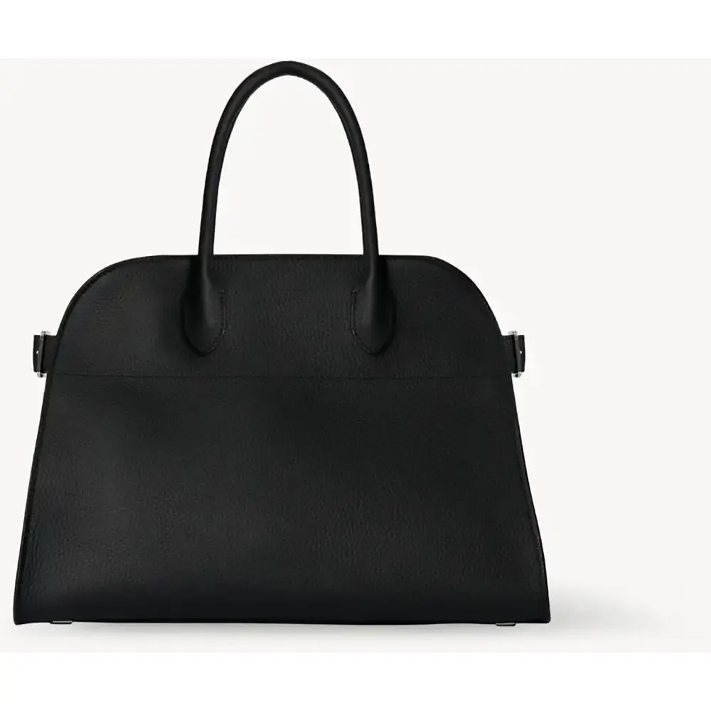 The Row Soft Margaux 12 Leather Bag W1586L133Blpl