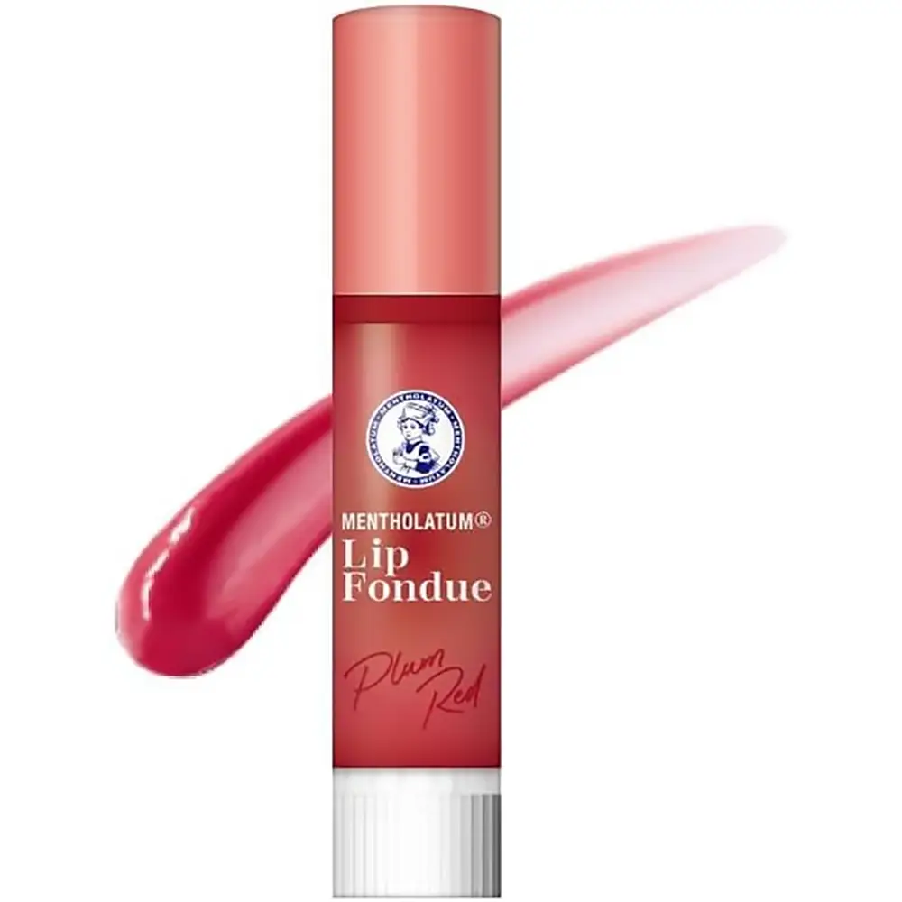 Mentholatum Lip Fondue Plum Red 3.2g Fusion Floral Scent
