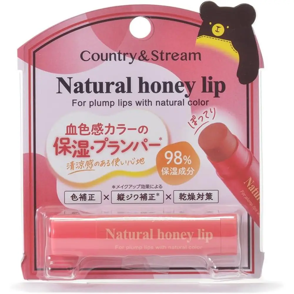 Country & Stream Lip Cream CP01 4.5g Moisturizing Lip Cream with Natural Tint and Fullness Effect