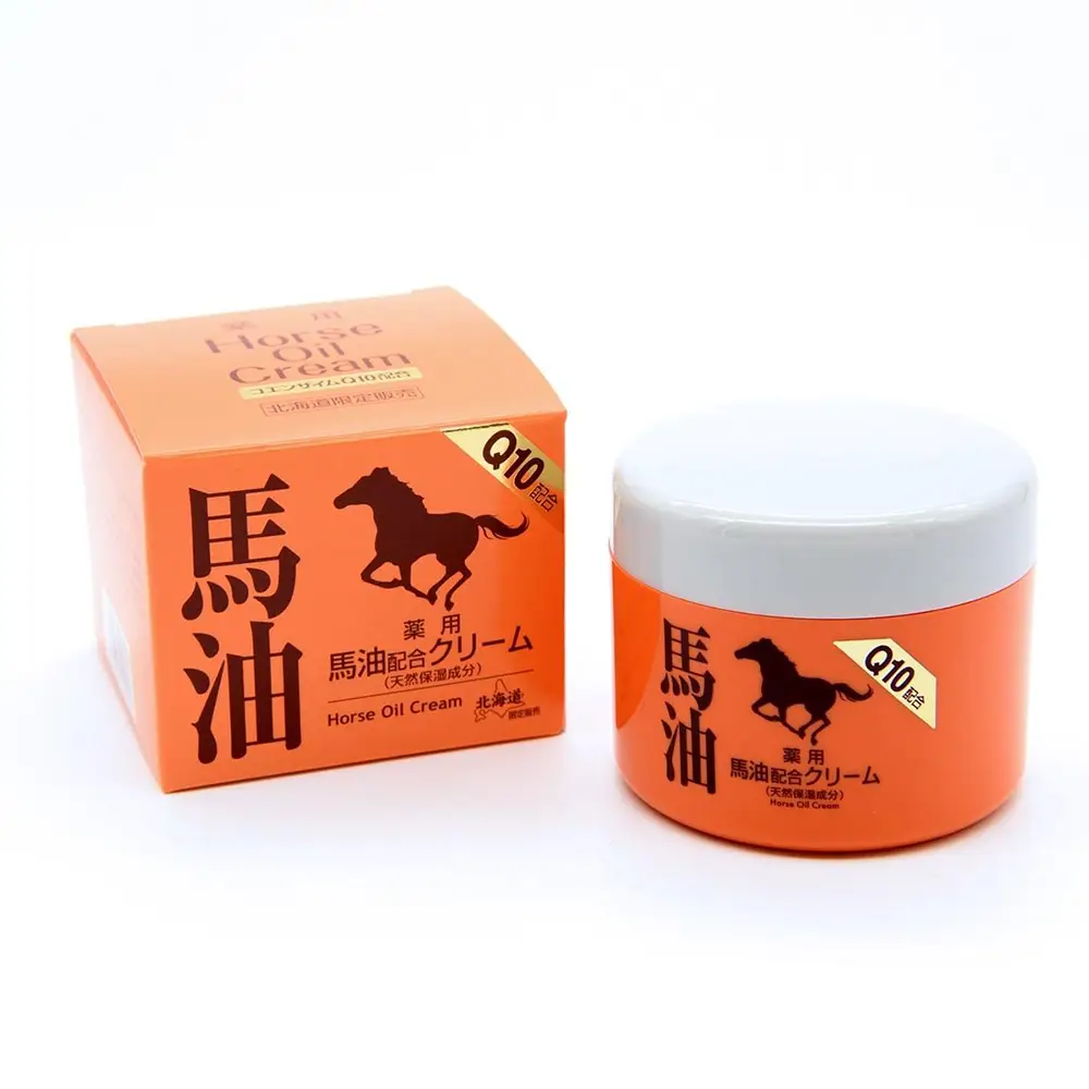 Medicated Horse Oil Moisturizing Cream 90g with Coenzyme Q10