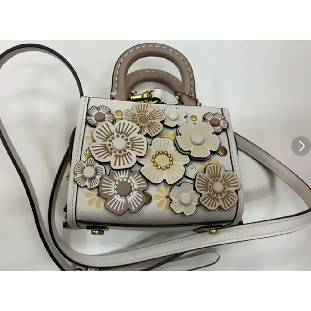 Coach Rogue 12 Tea Rose Mini Shoulder Bag