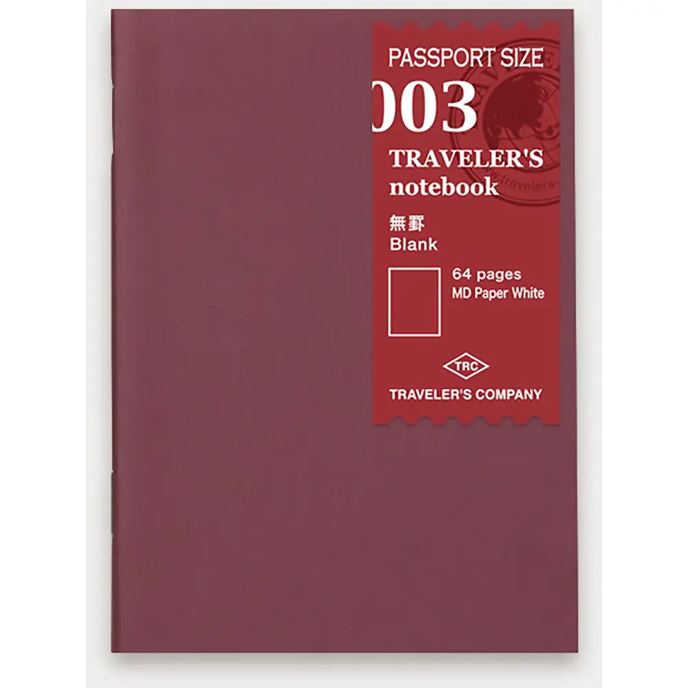 Traveler’S Note Passport Size Refill Plain Md (14370006)