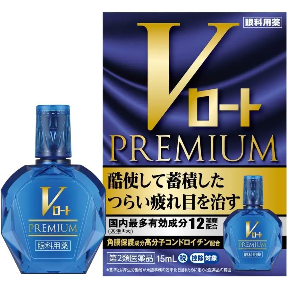 V Rohto Premium Eye Drops 15ml V Rohto Premium Eye Drops 15ml