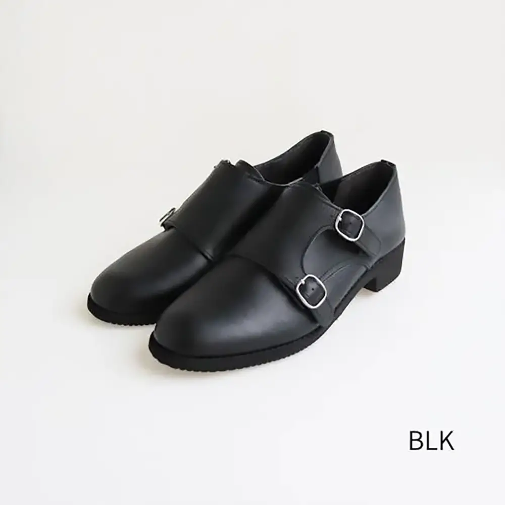 Recipe RP-564 Women’s Leather Monk Strap Shoes Low Heel Adjustable Fit 24cm Recipe RP-564 Women’s Leather Monk Strap Shoes Low Heel Adjustable Fit 24cm